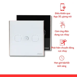 Công tắc cảm ứng cầu thang tích hợp cảm biến thông minh BLE Vuông